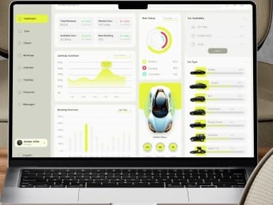 Karent Dashboard for Retail car business