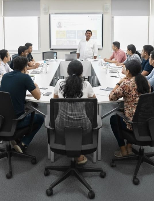 UI UX Design classroom session