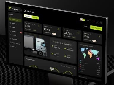Rottz Logistics Dashboard Design