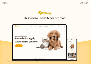 Website for Pet Food