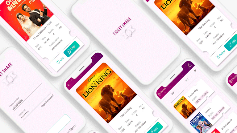 Ticket Share app by Anitha