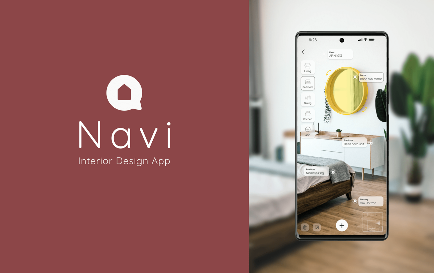 Navi Interior Design Mobile App by Abinash
