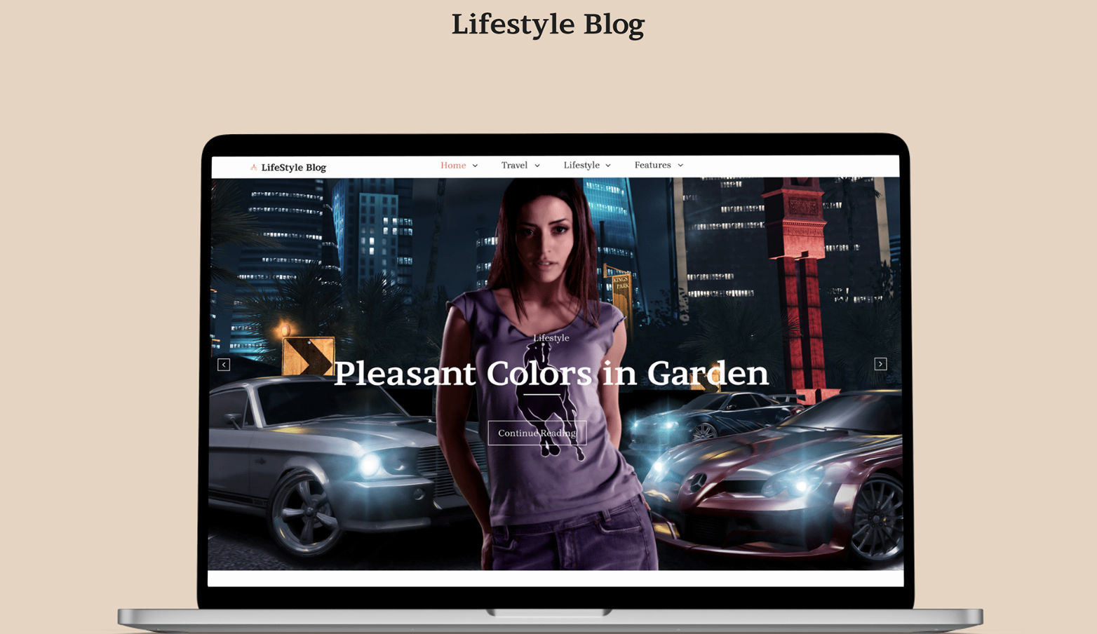 Life Style Blog -UI Design by Manicka Vasagam