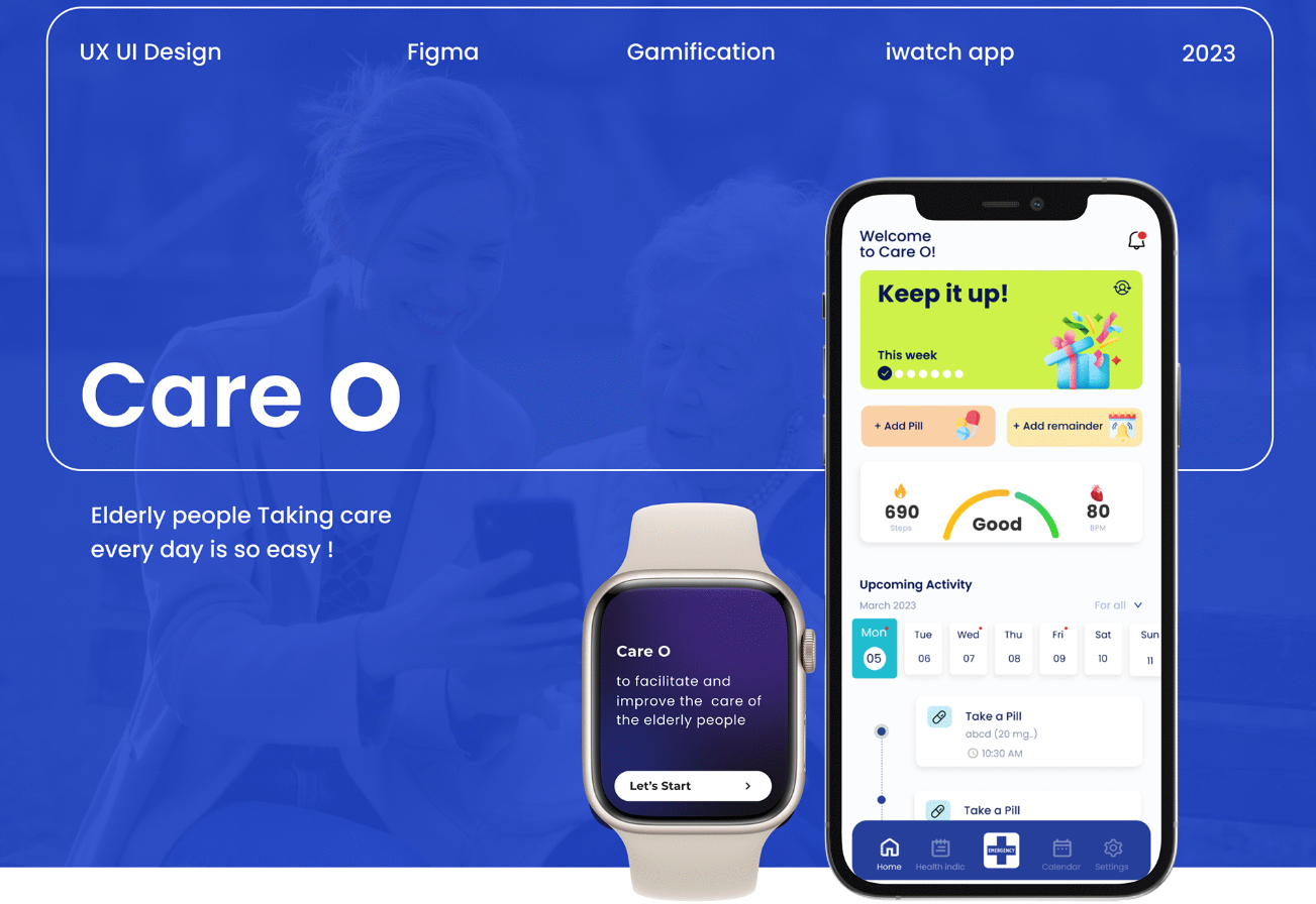 Care O – App for Elderly People with Wearable by Udhayaraj