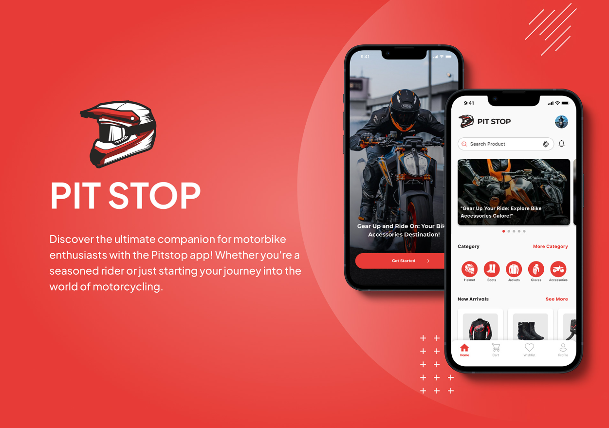 Pit Stop – Bike Gears Selling App – By Viyas Pranav