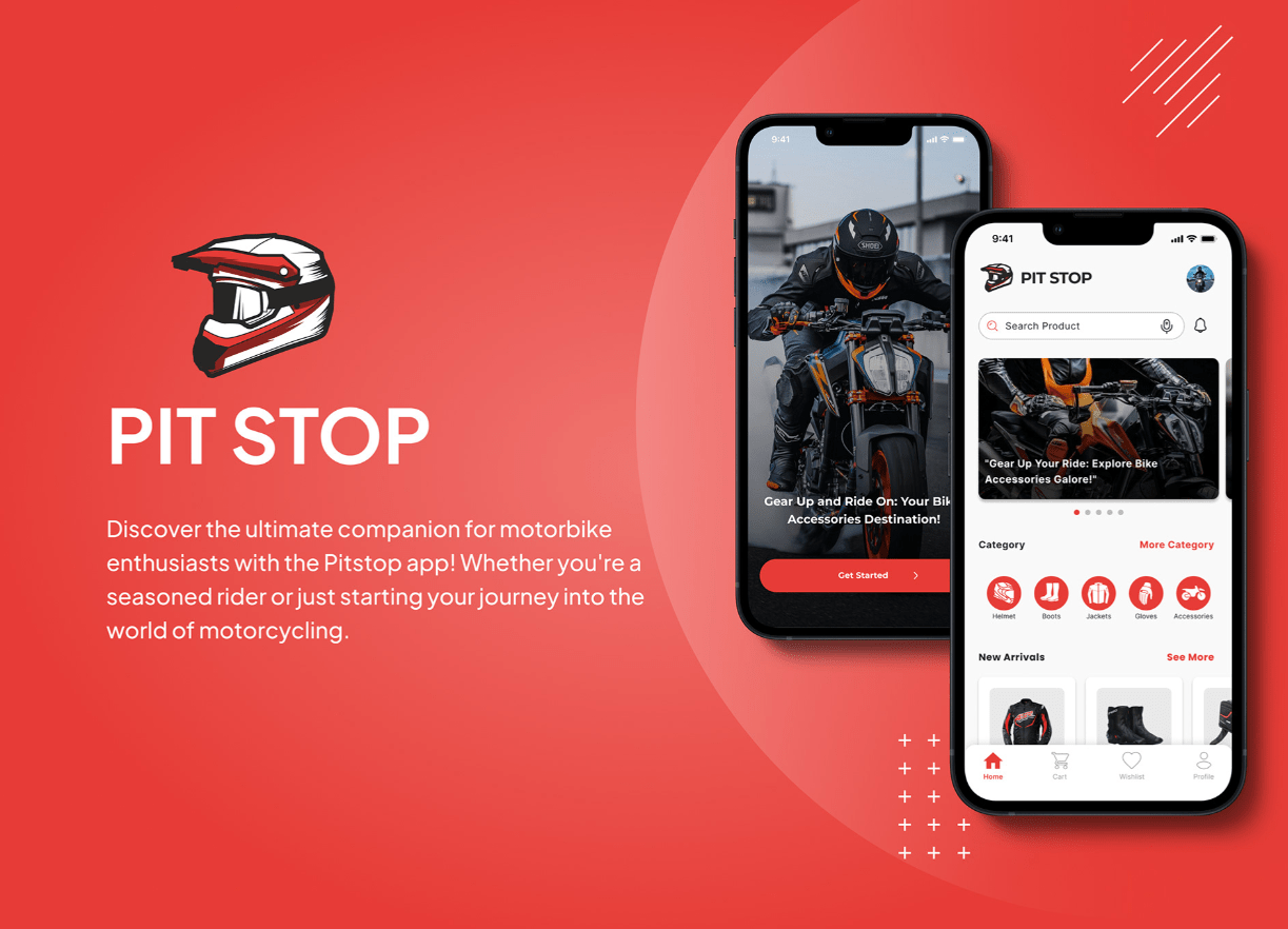 Pit Stop – Bike Gears Selling App – By Viyas Pranav