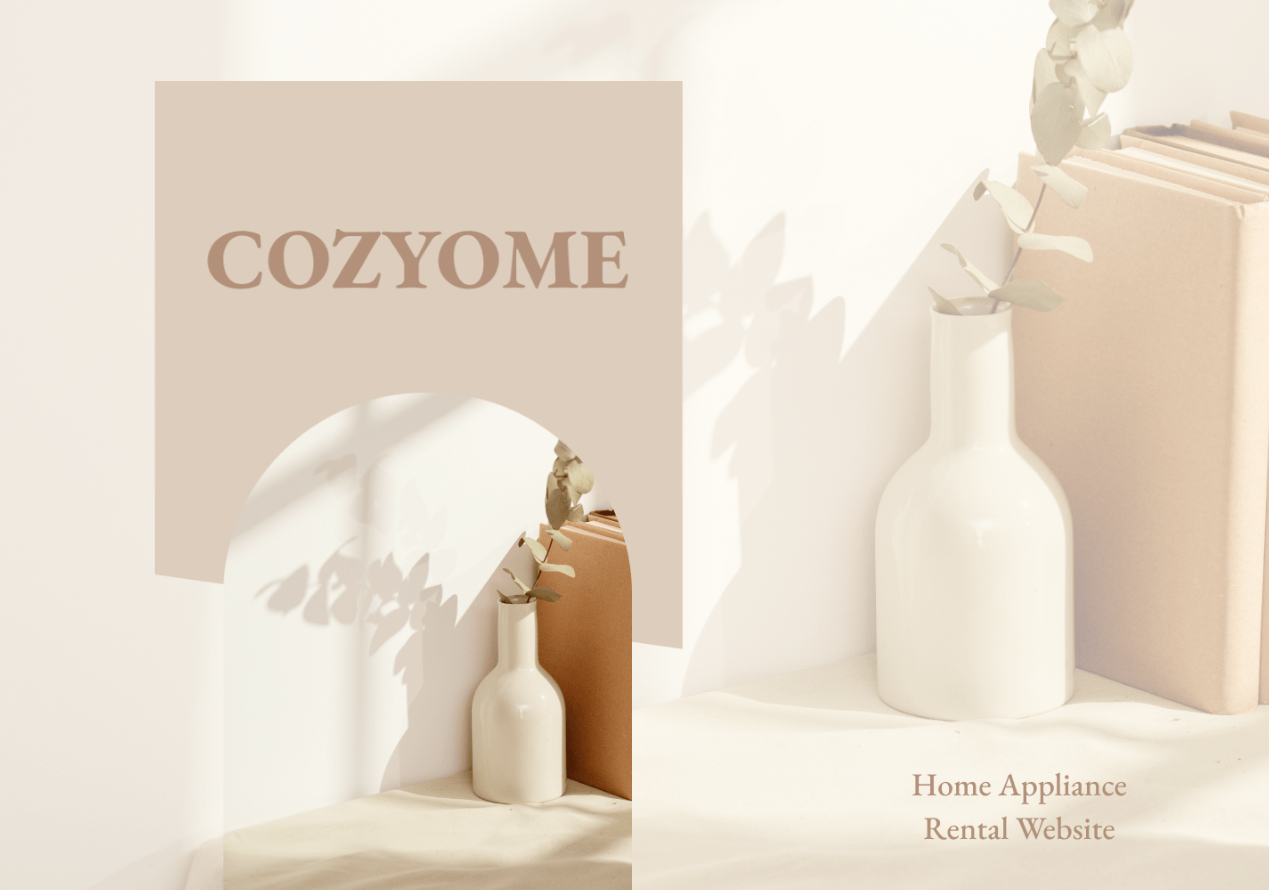 Cozyome- Home Appliance Rental Website by Nandhini