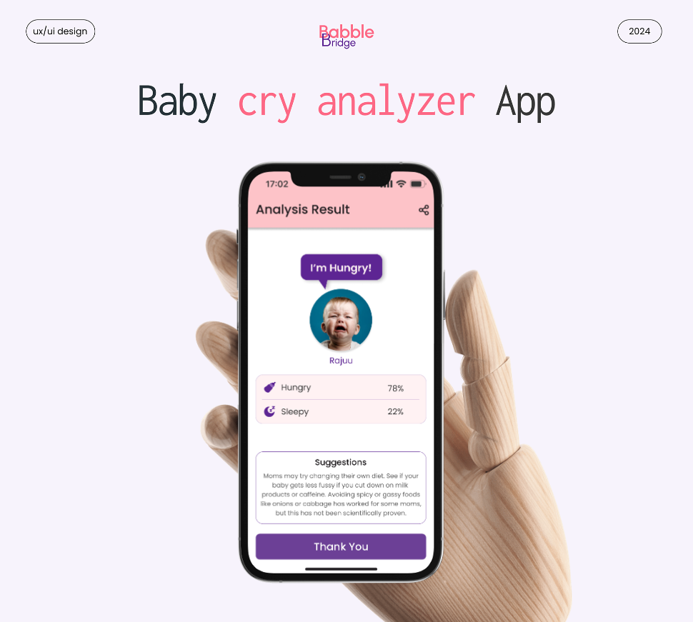 BabbleBridge – Baby Cry Analyzer by Ananth Ganesan
