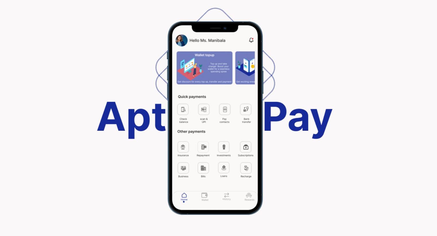 Apt pay – Digital banking app by Manibala